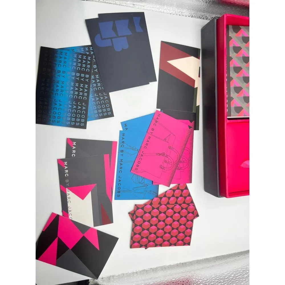 Marc By Marc Jacobs Home Stationery Set Open Box Mini Cards + Postcards INSPECT‎
